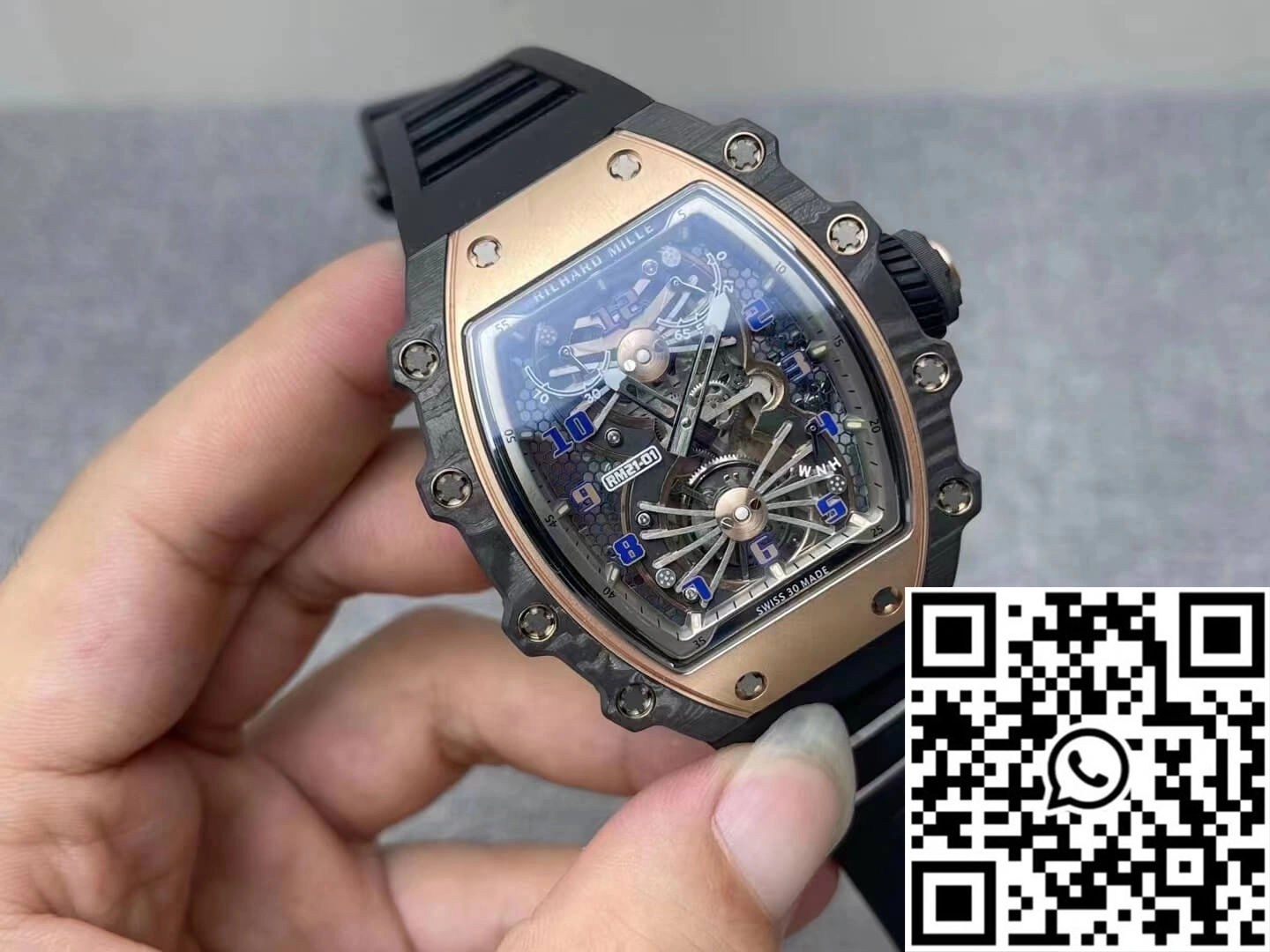 Richard Mille RM21-01 RM Factory Tourbillon 5N Red Gold Case Cozy 2478