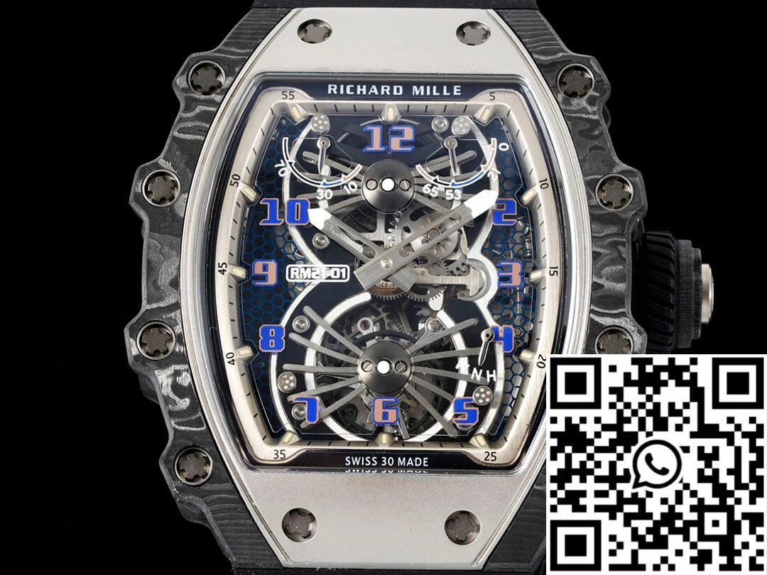 FashionForward Richard Mille RM21-01 RM Factory Tourbillon Carbon Fiber Bezel 2477