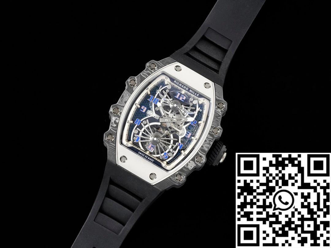 Richard Mille RM21-01 RM Factory Tourbillon Skeleton Dial Black Strap Lightweight 2476