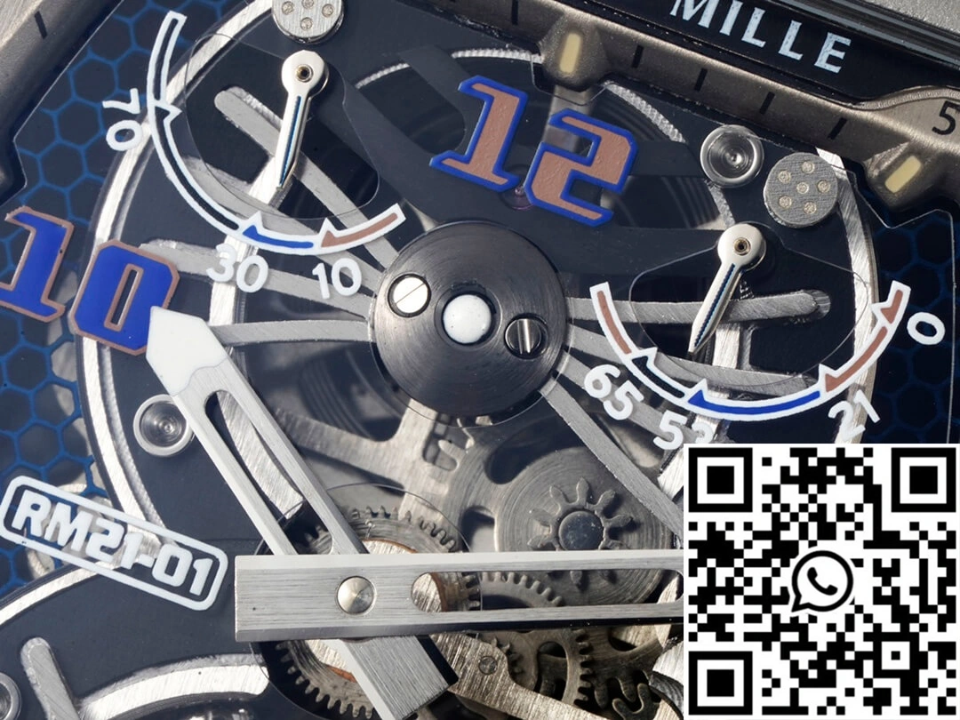 Richard Mille RM21-01 RM Factory Tourbillon Skeleton Dial Black Strap Lightweight 2476