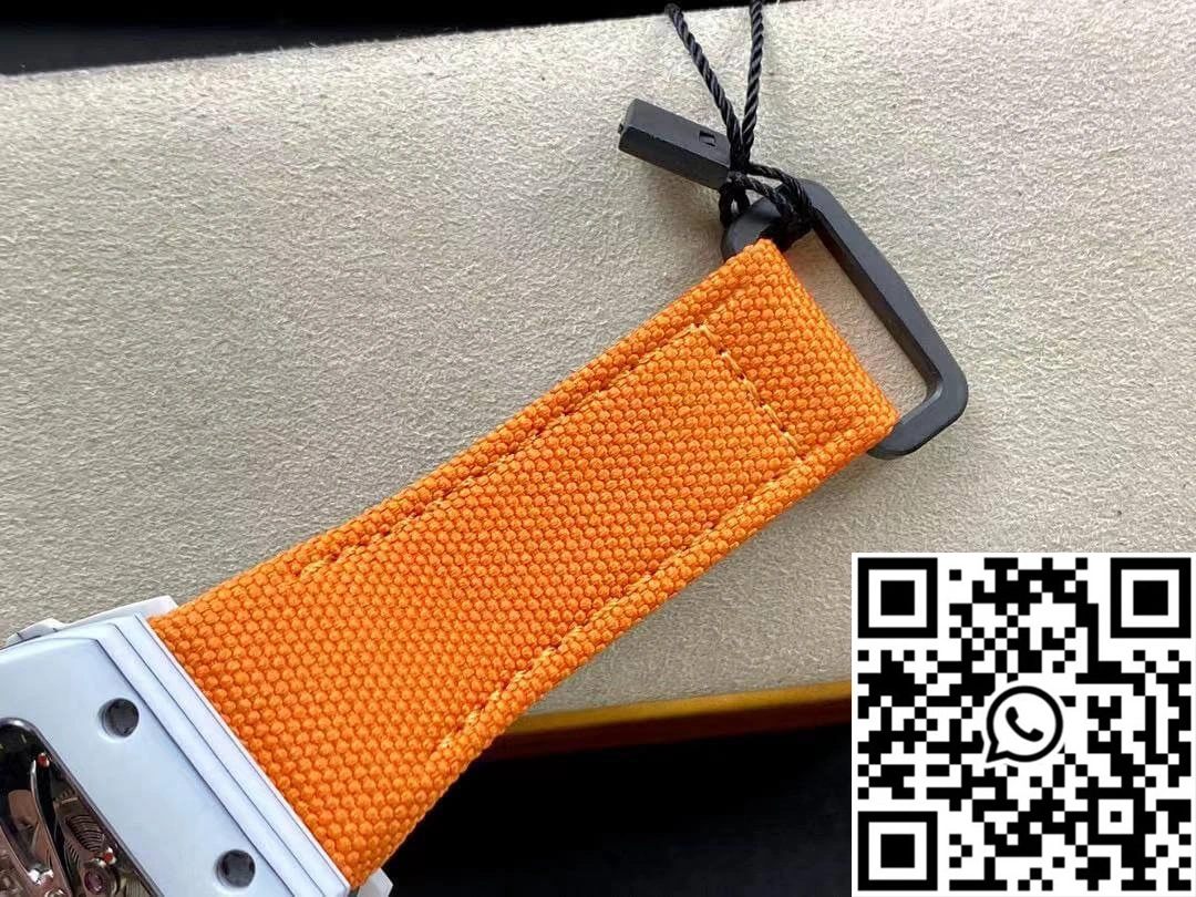 SmartChoice Richard Mille RM27-02 RM Factory Skeleton Tourbillon Orange Strap 2393