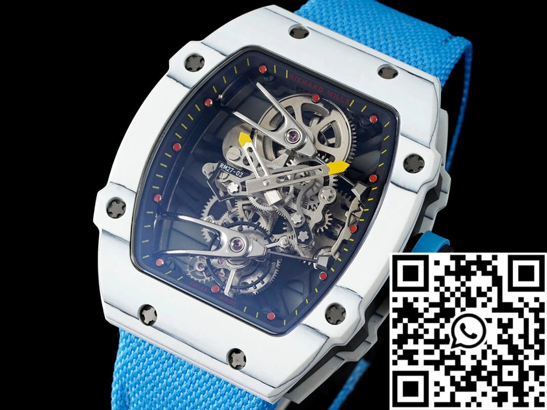 Sleek Richard Mille RM27-02 Rafael Nadal Tourbillon RM Factory Blue Strap 2338