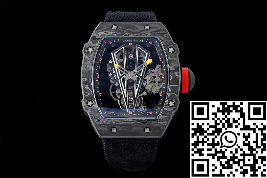 Richard Mille RM27-03 Rafael Nadal Tourbillon RM Factory Carbon Fiber Skeleton Contemporary 2343