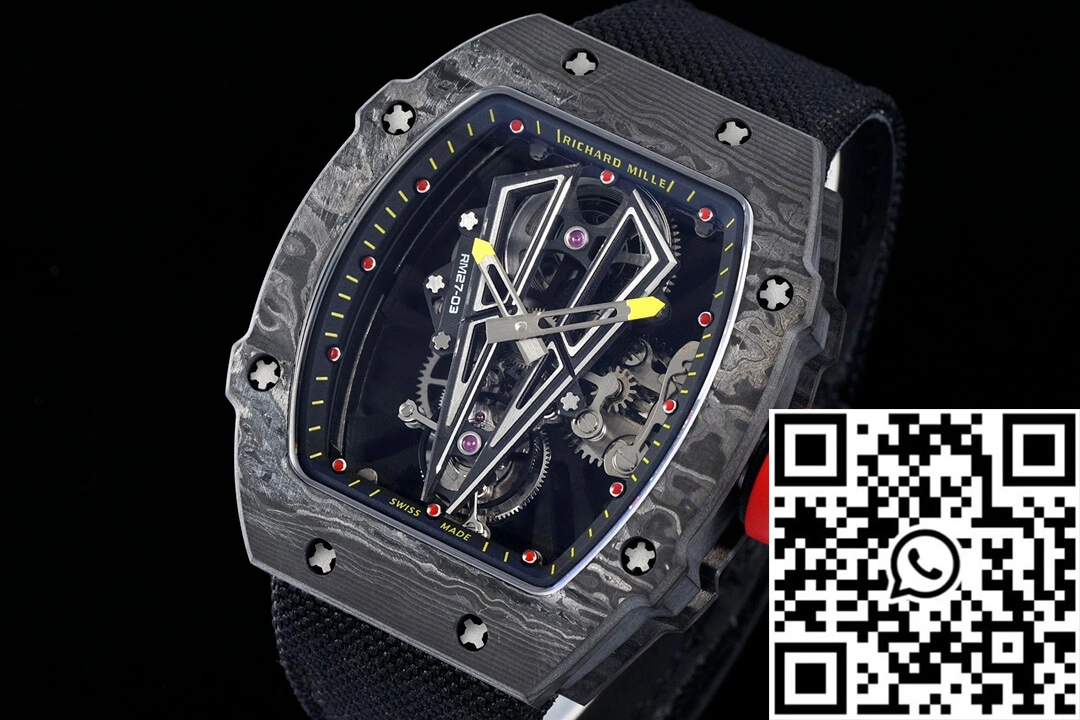 Richard Mille RM27-03 Rafael Nadal Tourbillon RM Factory Carbon Fiber Skeleton Contemporary 2343