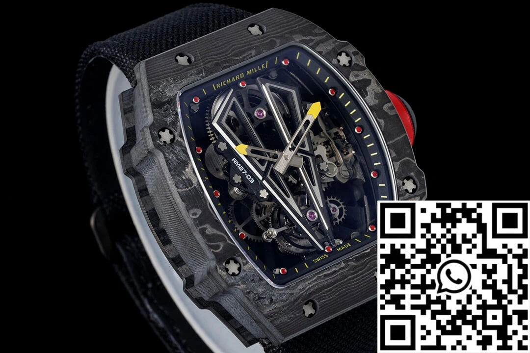 Richard Mille RM27-03 Rafael Nadal Tourbillon RM Factory Carbon Fiber Skeleton Contemporary 2343