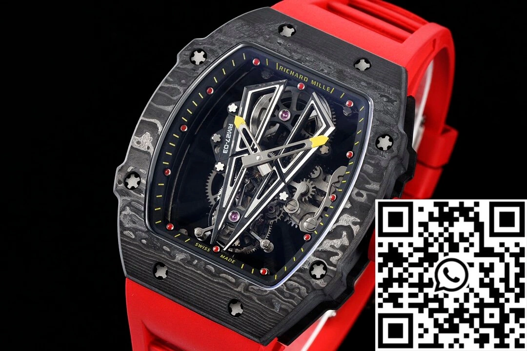Richard Mille RM27-03 Rafael Nadal Tourbillon RM Factory Red Rubber Strap SportInspired 2342
