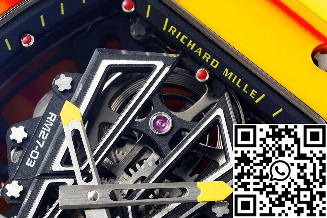 ZeroBulk Richard Mille RM27-03 Rafael Nadal Tourbillon RM Factory Yellow Rubber Strap 2348