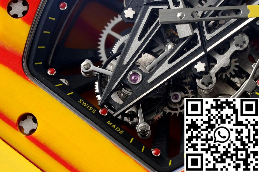 ZeroBulk Richard Mille RM27-03 Rafael Nadal Tourbillon RM Factory Yellow Rubber Strap 2348