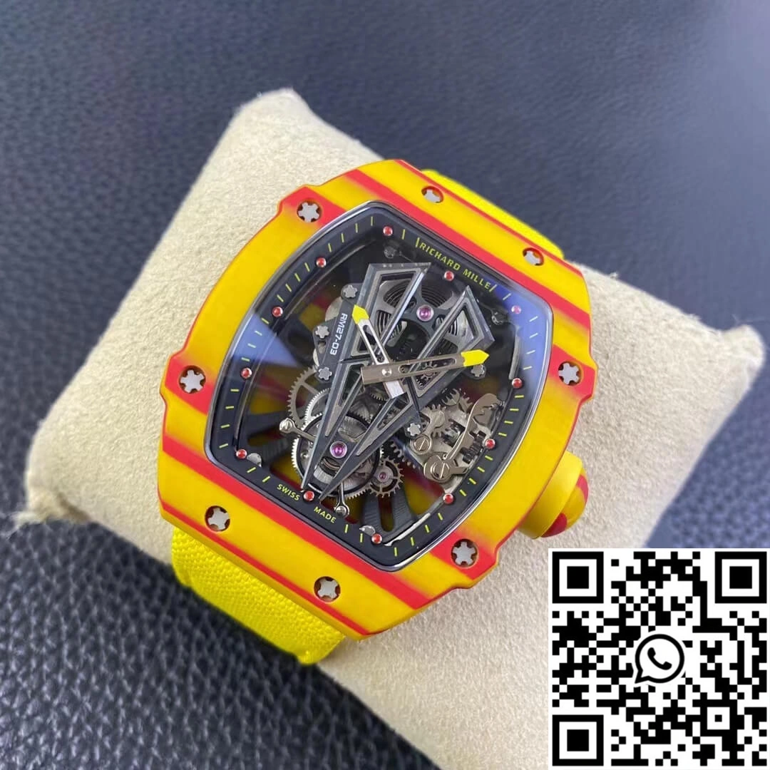 Richard Mille RM27-03 Rafael Nadal Tourbillon RM Factory Yellow Strap Sporty 2345