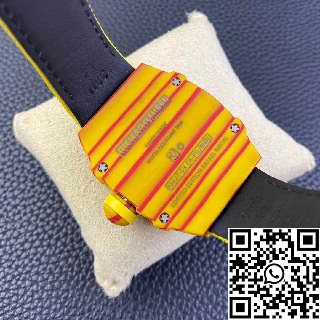 Richard Mille RM27-03 Rafael Nadal Tourbillon RM Factory Yellow Strap Sporty 2345