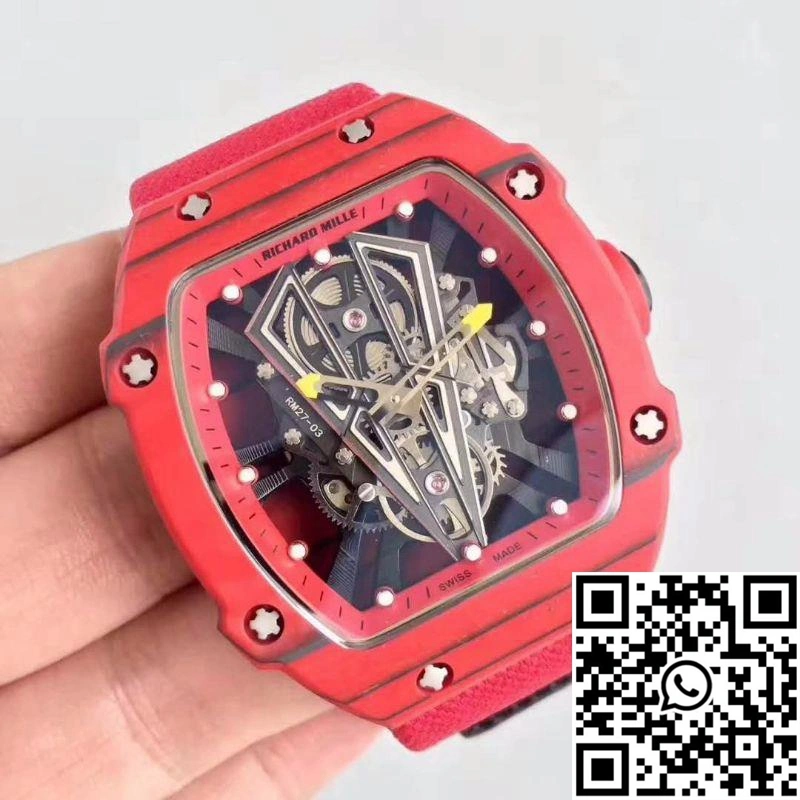 MultiPurpose Richard Mille RM27-03 Red Forged Carbon Black Skeleton Dial 2352