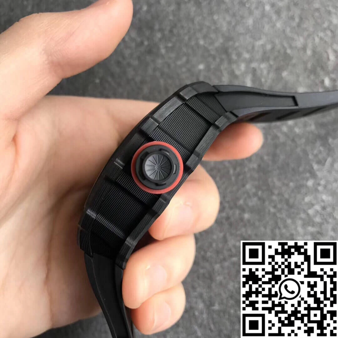 Richard Mille RM35-02 KV Factory V3 Carbon Fiber Black Strap Breathable 2485
