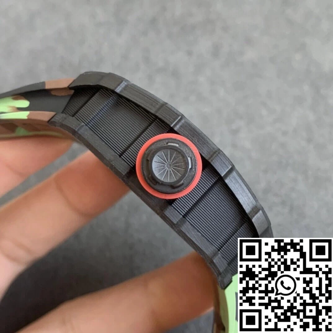 MoistureWicking Richard Mille RM35-02 KV Factory V3 Carbon Fiber Camouflage Strap 2492