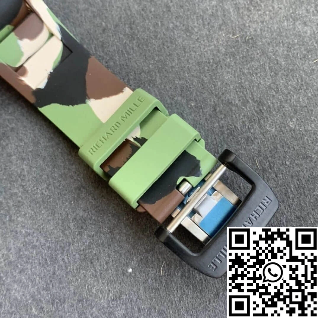 MoistureWicking Richard Mille RM35-02 KV Factory V3 Carbon Fiber Camouflage Strap 2492
