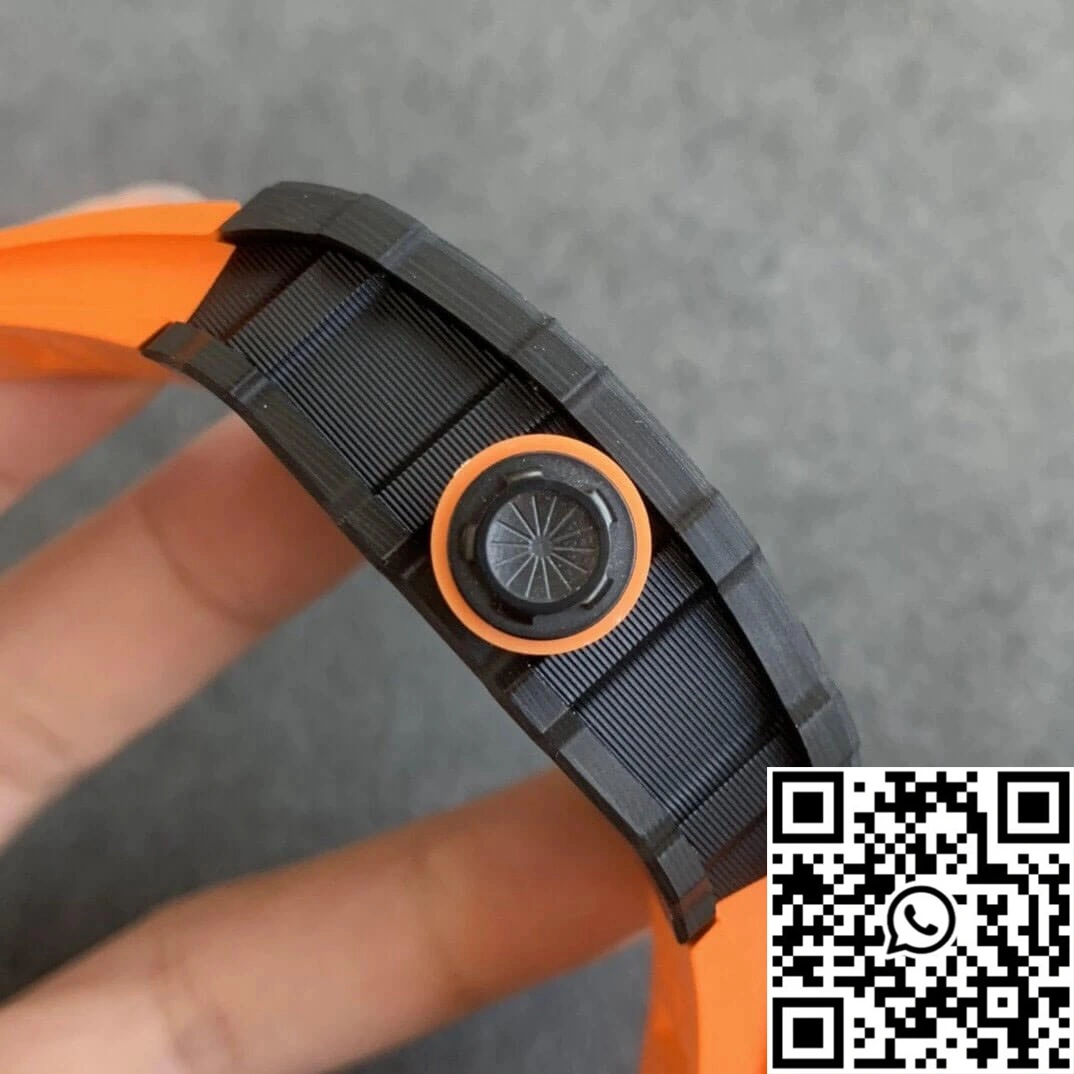 Richard Mille RM35-02 KV Factory V3 Carbon Fiber Orange Strap Resilient 2482