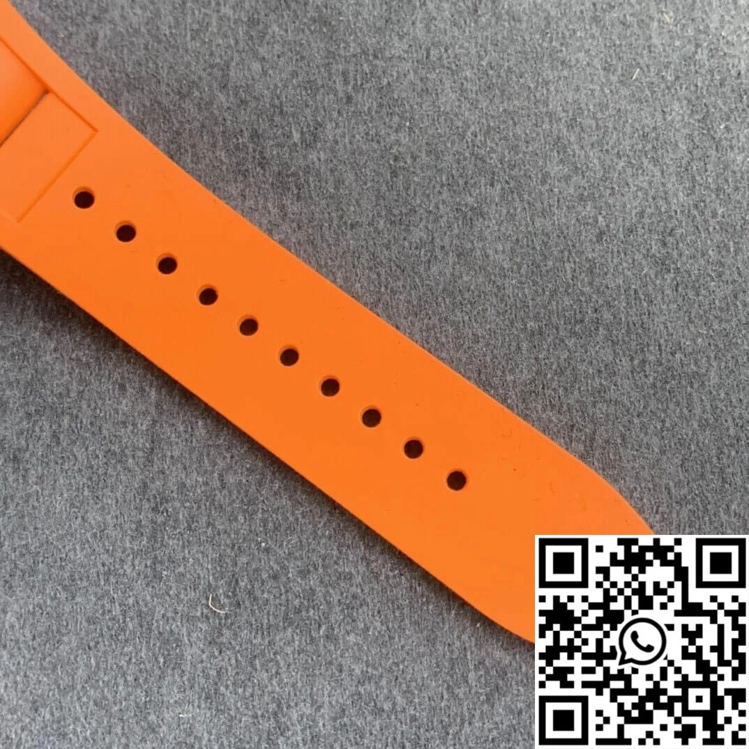 Richard Mille RM35-02 KV Factory V3 Carbon Fiber Orange Strap Resilient 2482