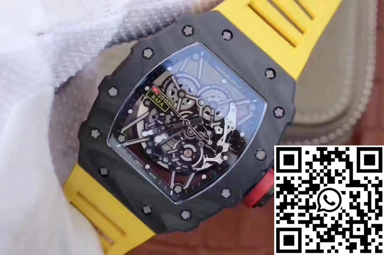 Richard Mille RM35-02 Rafael Nadal KV Factory Black Skeleton Dial WaterResistant 2481