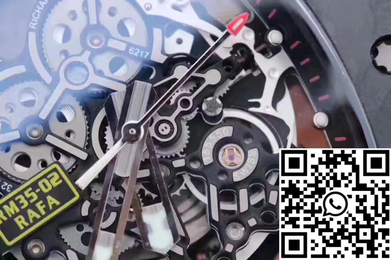 Richard Mille RM35-02 Rafael Nadal KV Factory Black Skeleton Dial WaterResistant 2481