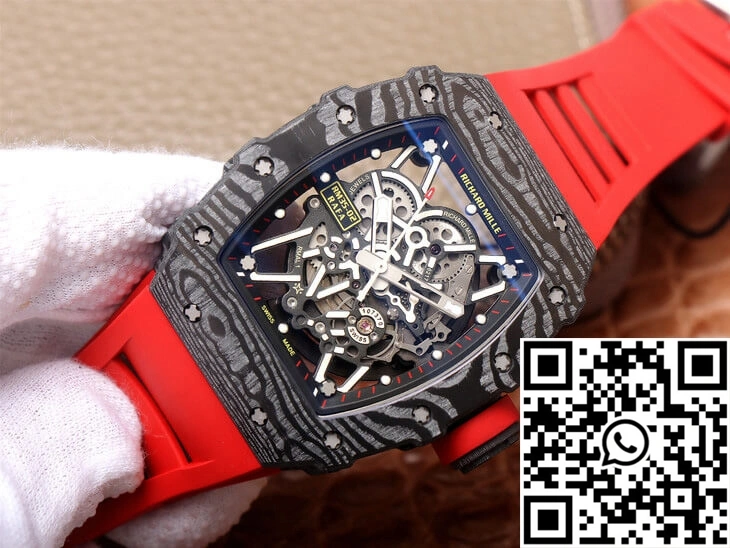 Richard Mille RM35-02 ZF Factory Red Rubber Strap Stylish 2486