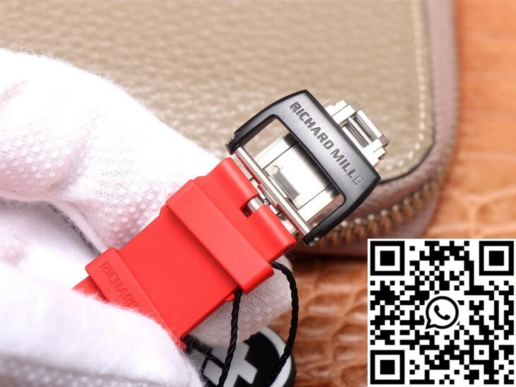 Richard Mille RM35-02 ZF Factory Red Rubber Strap Stylish 2486