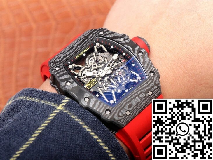 Richard Mille RM35-02 ZF Factory Red Rubber Strap Stylish 2486