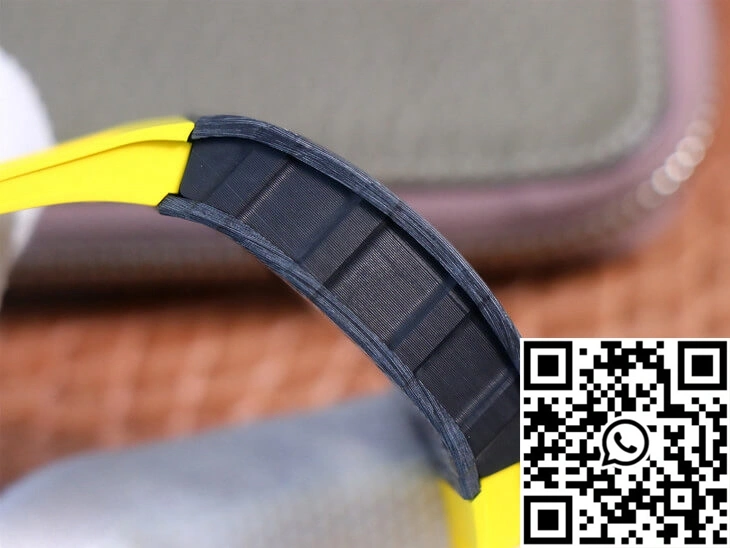 EasyMatch Richard Mille RM35-02 ZF Factory Yellow Rubber Strap 2487