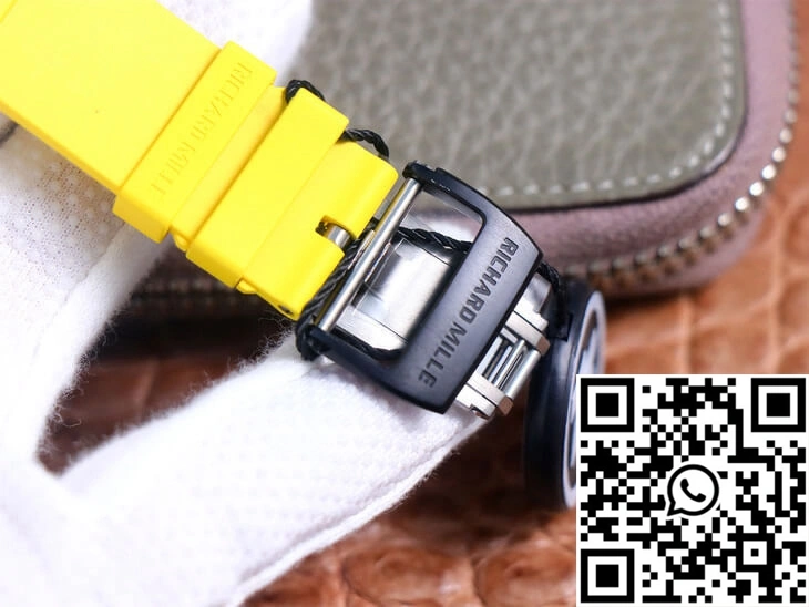EasyMatch Richard Mille RM35-02 ZF Factory Yellow Rubber Strap 2487