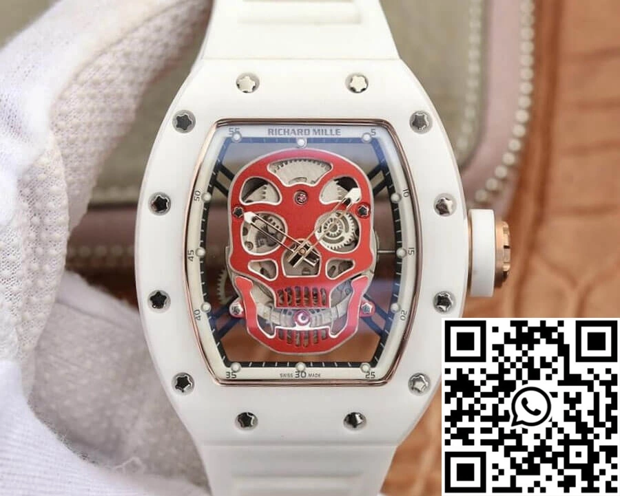 Richard Mille RM52-01 KV Factory Red Skull Dial Lightweight 2385