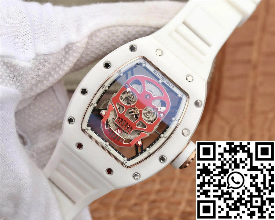 Richard Mille RM52-01 KV Factory Red Skull Dial Lightweight 2385