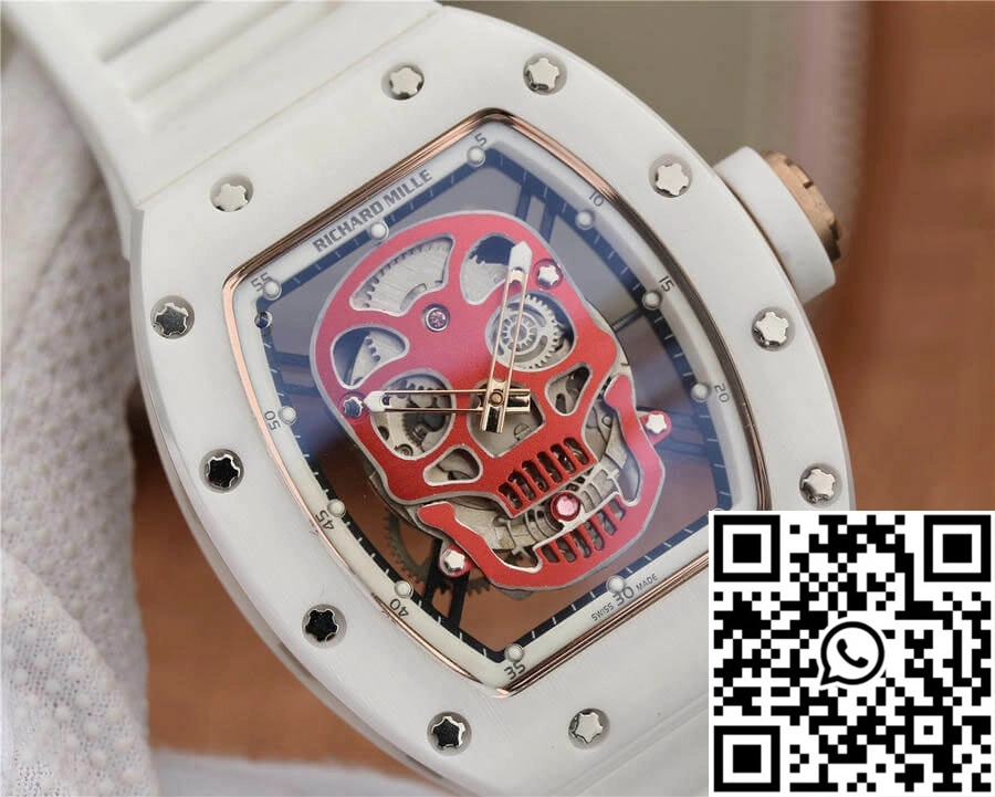 Richard Mille RM52-01 KV Factory Red Skull Dial Lightweight 2385