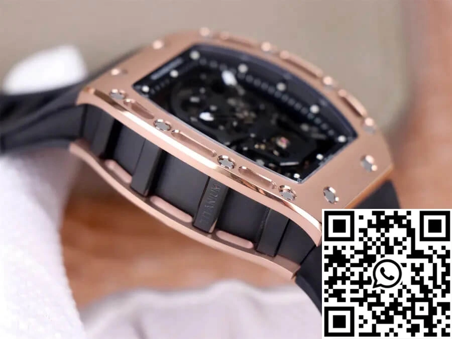 Supportive Richard Mille RM52-01 Tourbillon JB Factory Ceramic Skull Dial 2388