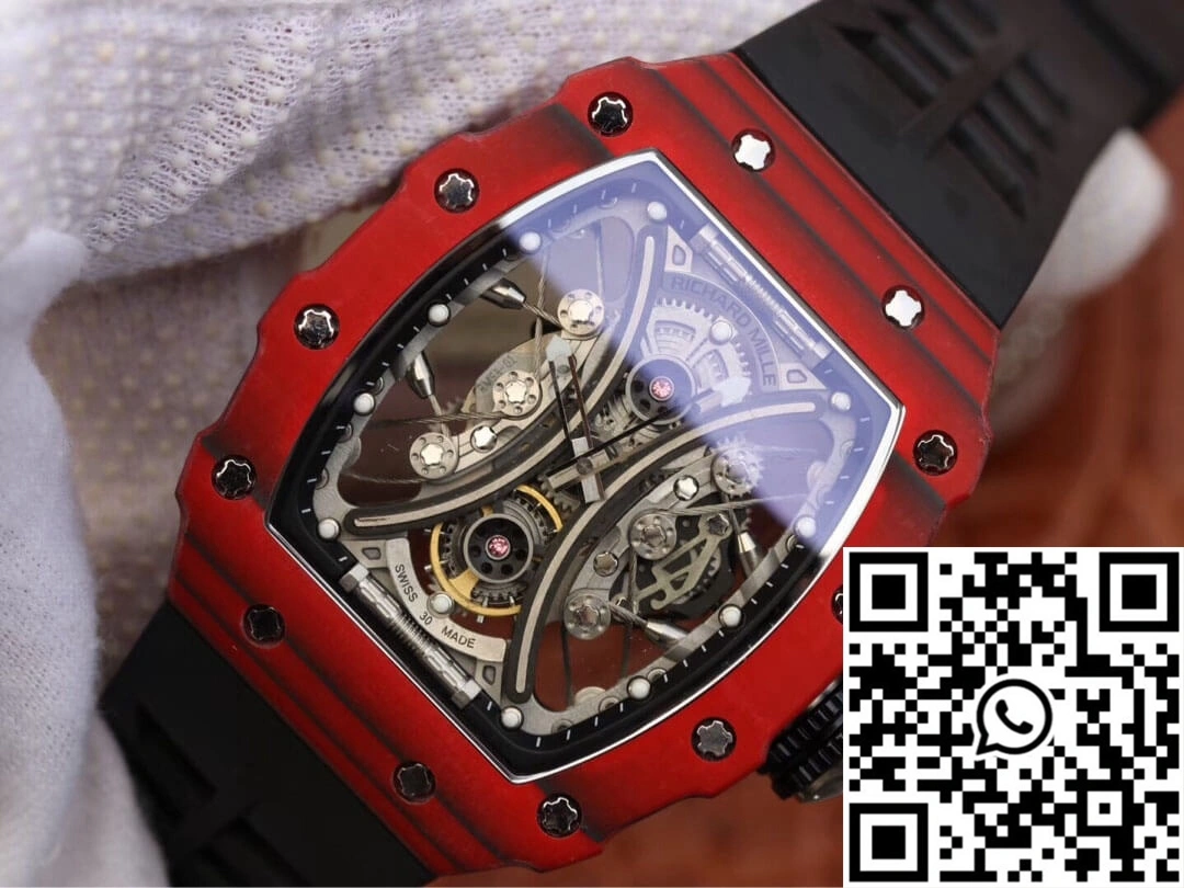 FashionForward Richard Mille RM53-01 KV Factory TPT Carbon Fiber Black Strap 2499