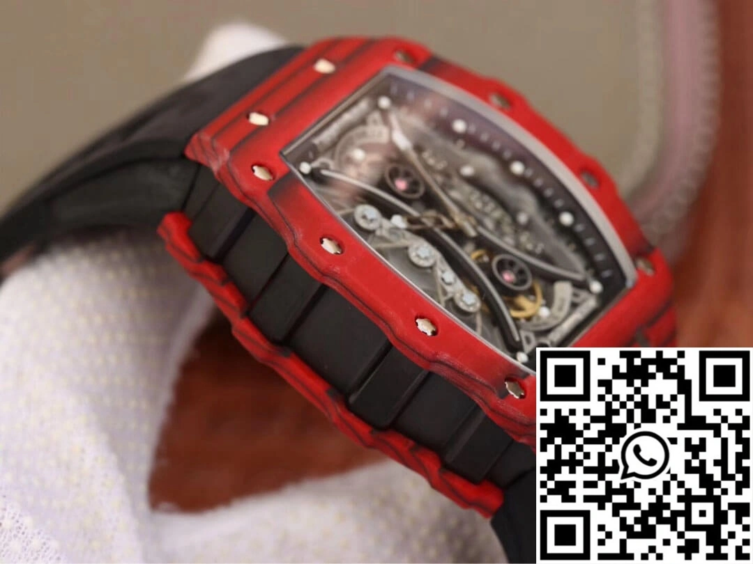 FashionForward Richard Mille RM53-01 KV Factory TPT Carbon Fiber Black Strap 2499