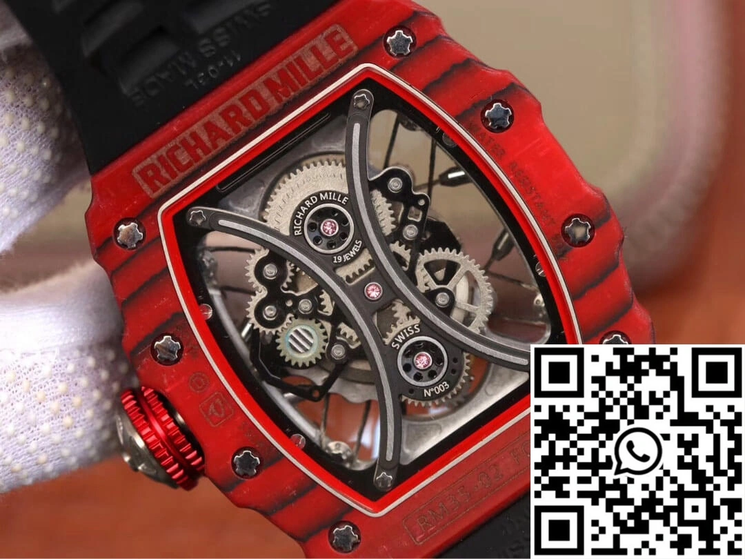 FashionForward Richard Mille RM53-01 KV Factory TPT Carbon Fiber Black Strap 2499