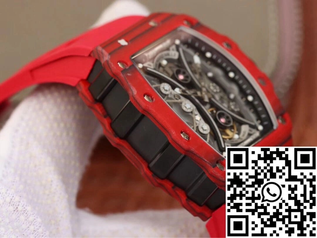 Practical Richard Mille RM53-01 KV Factory TPT Carbon Fiber Skeleton Dial 2497
