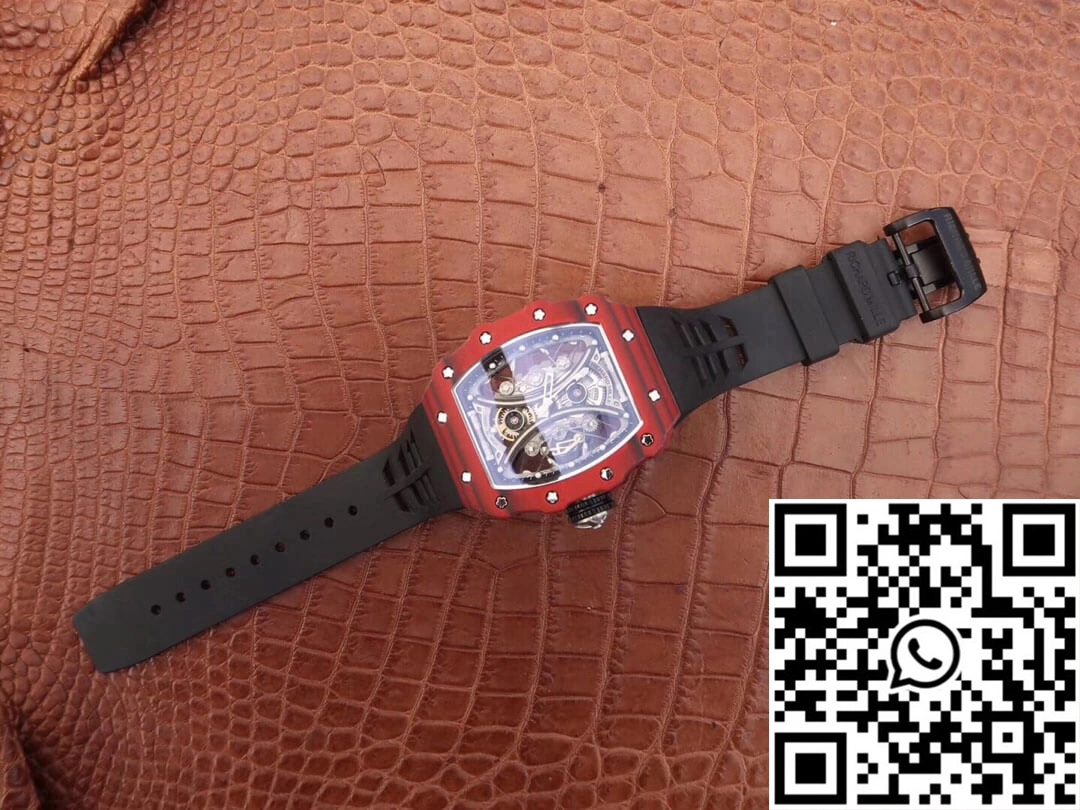 Practical Richard Mille RM53-01 KV Factory TPT Carbon Fiber Skeleton Dial 2497