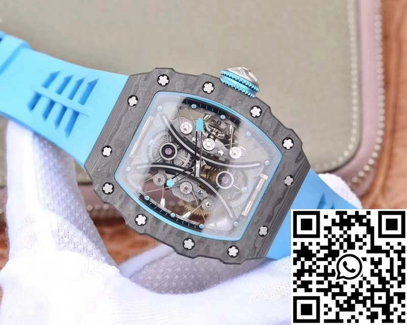 Sustainable Richard Mille RM53-01 Tourbillon Pablo Mac Donough JB Factory Black Hollow dial 2495