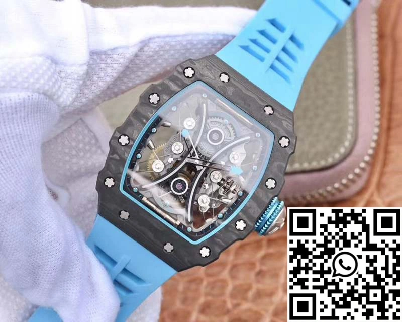 Sustainable Richard Mille RM53-01 Tourbillon Pablo Mac Donough JB Factory Black Hollow dial 2495
