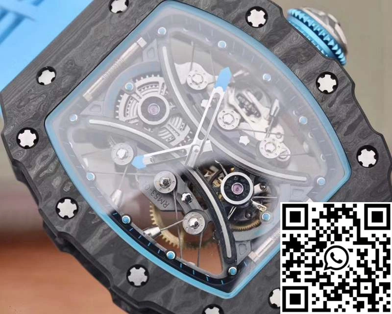 Sustainable Richard Mille RM53-01 Tourbillon Pablo Mac Donough JB Factory Black Hollow dial 2495