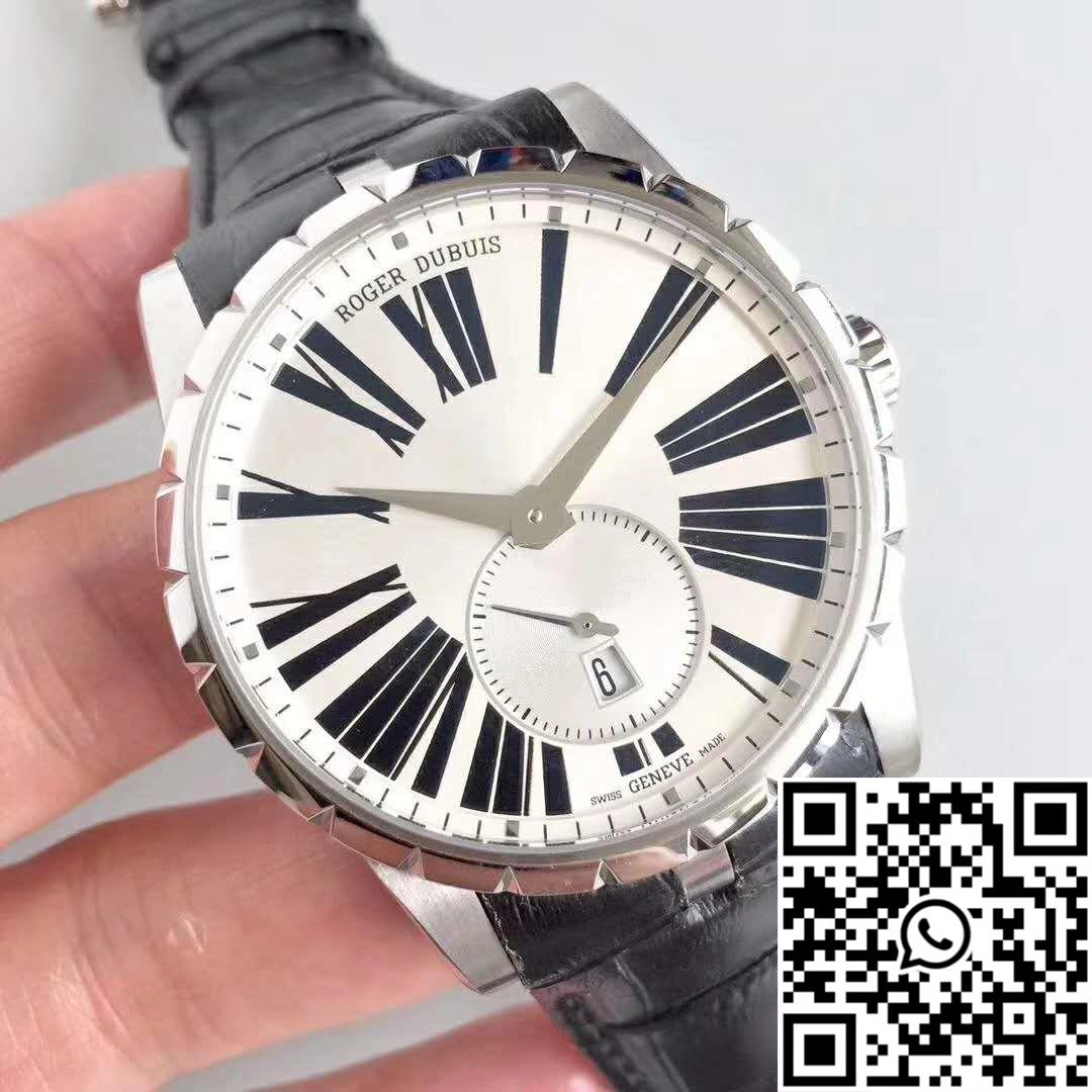 Roger Dubuis Excalibur 42MM Automatic RDDBEX0536 Silver Dial Upgraded 2518
