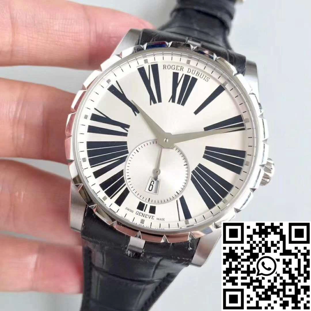 Roger Dubuis Excalibur 42MM Automatic RDDBEX0536 Silver Dial Upgraded 2518
