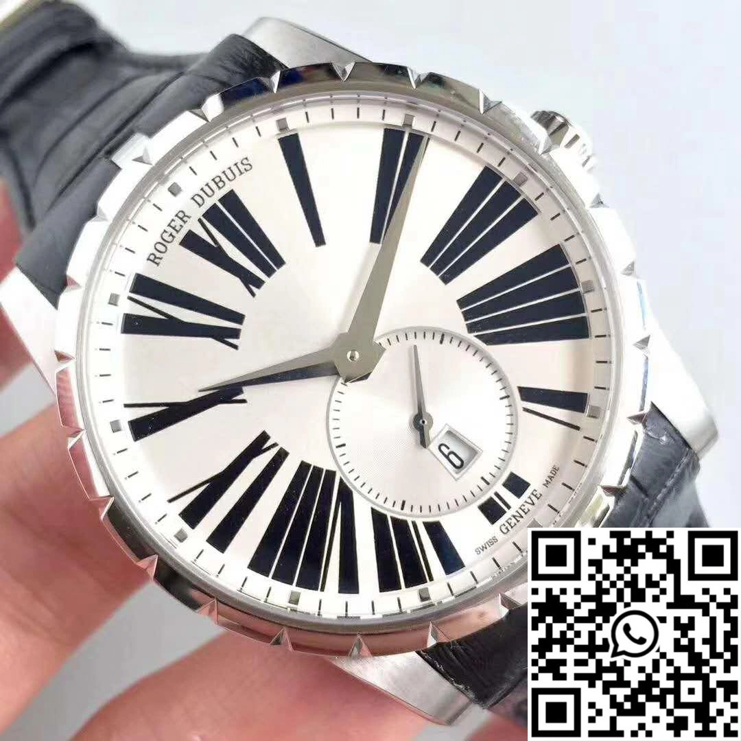 Roger Dubuis Excalibur 42MM Automatic RDDBEX0536 Silver Dial Upgraded 2518