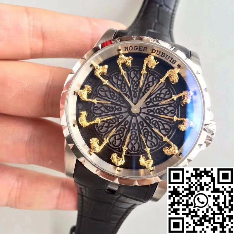 SmoothTexture Roger Dubuis Excalibur Knights Of The Round Table II RDDBEX0495 Black Dial 2524