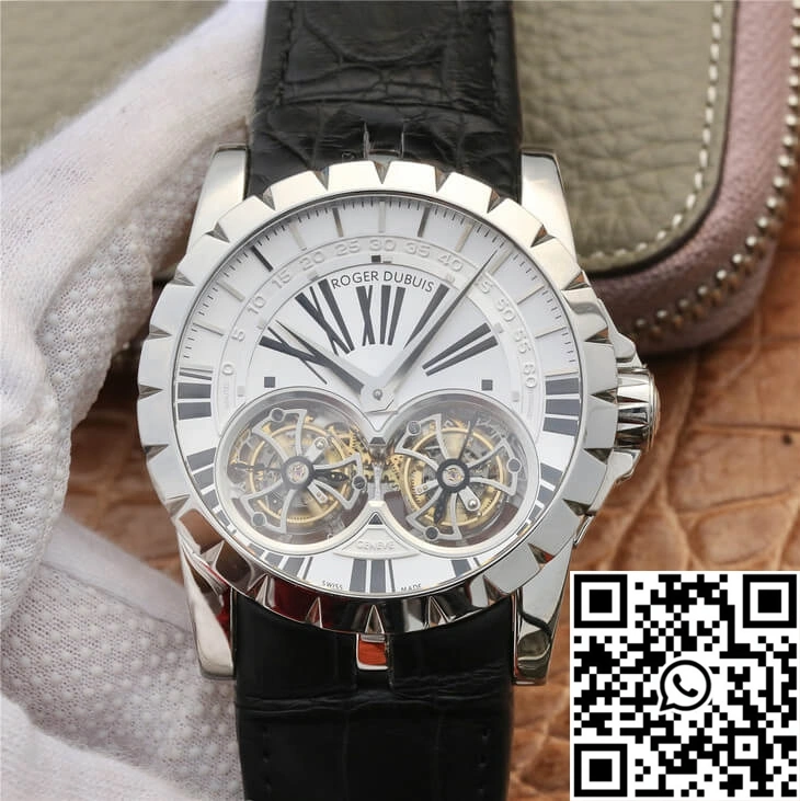 GoodFit Roger Dubuis Excalibur RDDBEX0250 JB Factory Tourbillon White Dial 2523
