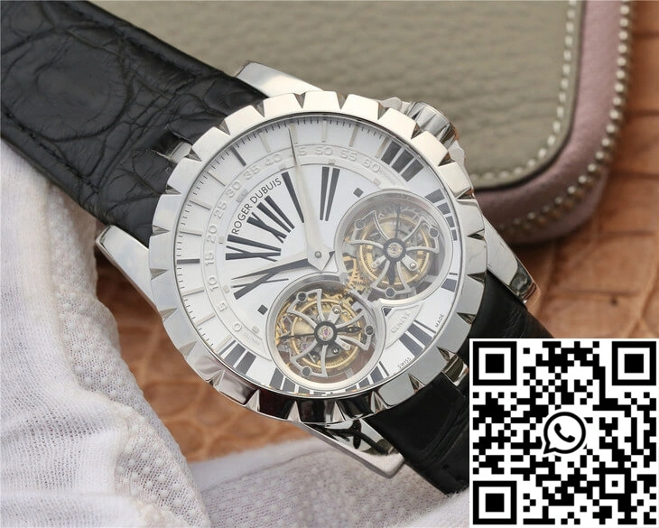 GoodFit Roger Dubuis Excalibur RDDBEX0250 JB Factory Tourbillon White Dial 2523