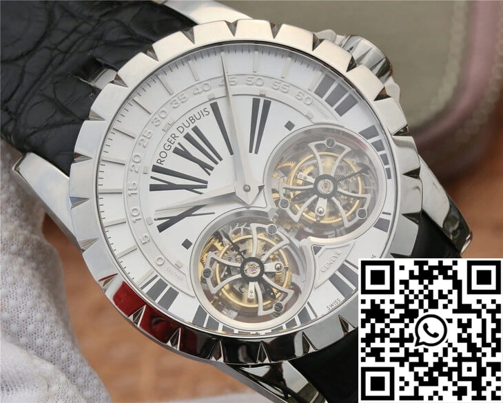 GoodFit Roger Dubuis Excalibur RDDBEX0250 JB Factory Tourbillon White Dial 2523