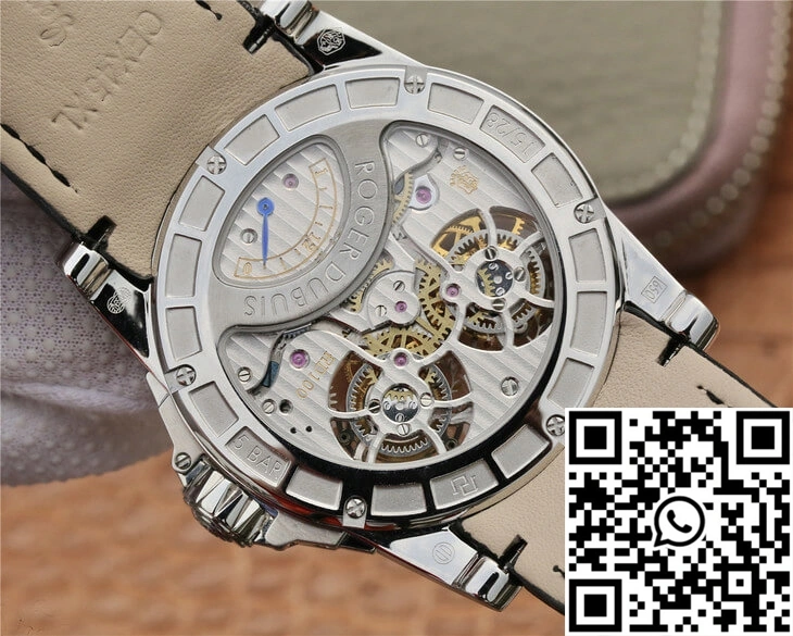 GoodFit Roger Dubuis Excalibur RDDBEX0250 JB Factory Tourbillon White Dial 2523
