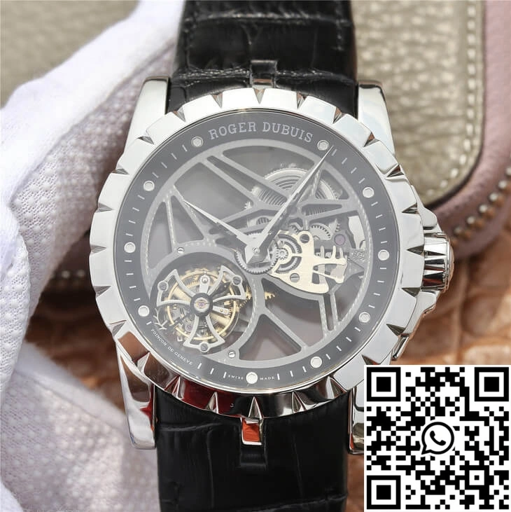 Roger Dubuis Excalibur RDDBEX0260 JB Factory Skeleton Tourbillon Dial Classic 2528