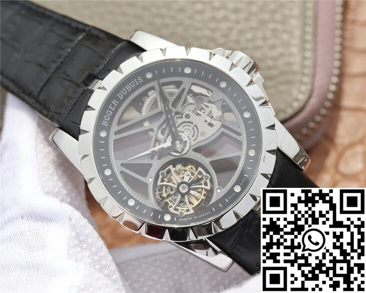 Roger Dubuis Excalibur RDDBEX0260 JB Factory Skeleton Tourbillon Dial Classic 2528