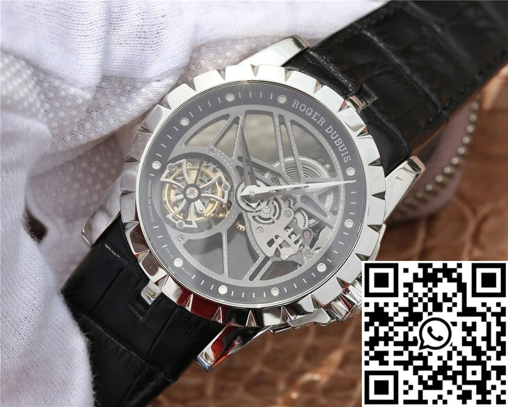 Roger Dubuis Excalibur RDDBEX0260 JB Factory Skeleton Tourbillon Dial Classic 2528